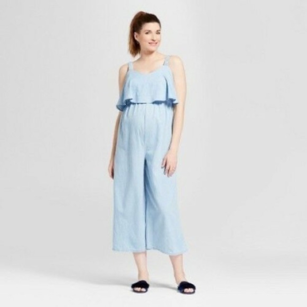 Maternity Jumpsuit, Jean